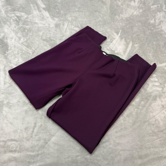 Calvin Klein Pants - Calvin‎ Klein Women Purple Size 6 Pants Trousers Elastic Waist (26x26)
